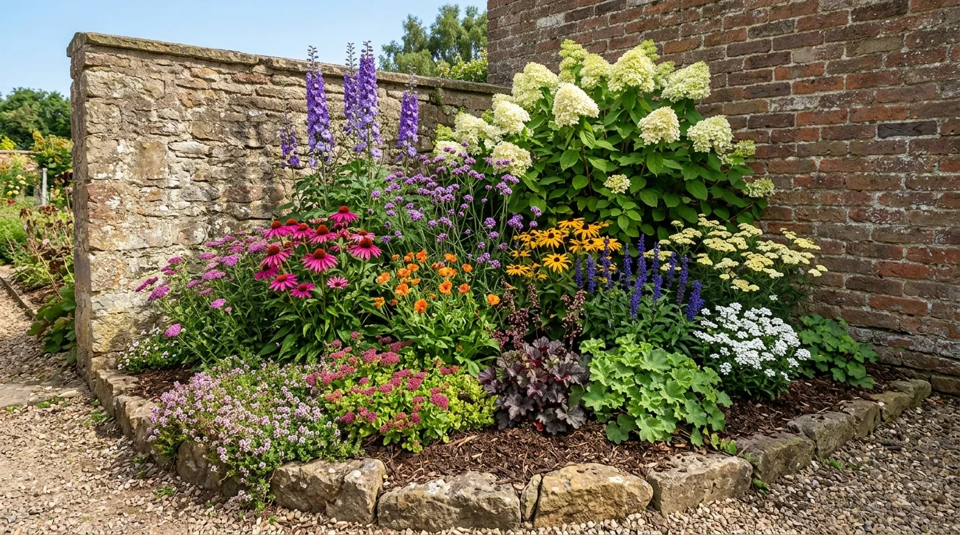 Curved Corner Planting Shape